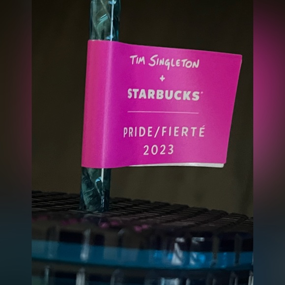☕️ NWT! Starbucks x Tim Singleton Pride Ombre Grid Tumbler - Picture 6 of 7